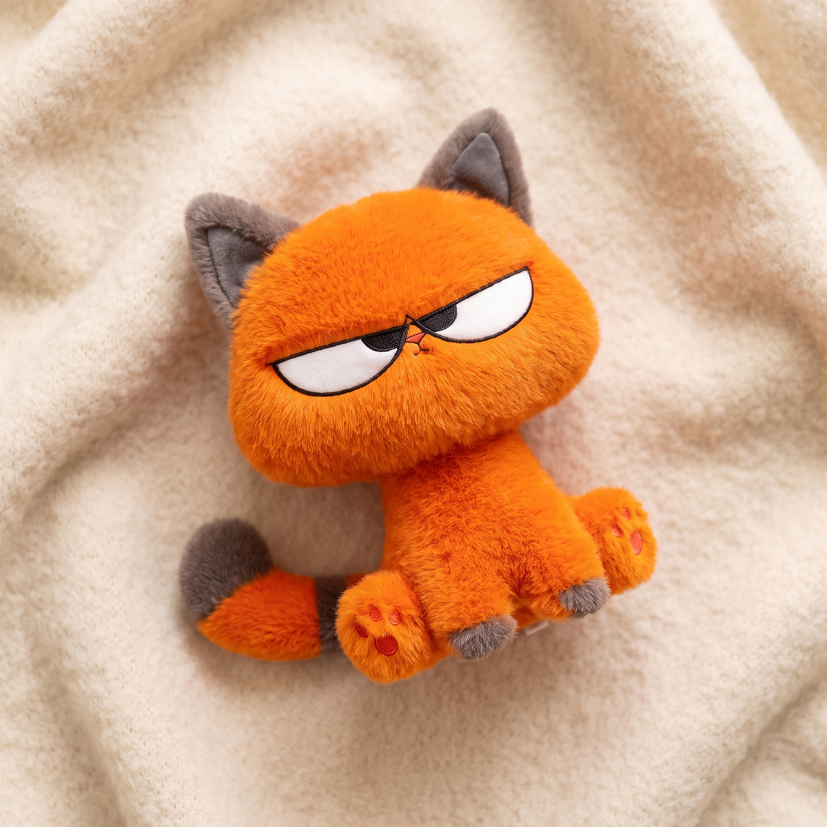 Gosedjur grinig katt orange kawaii