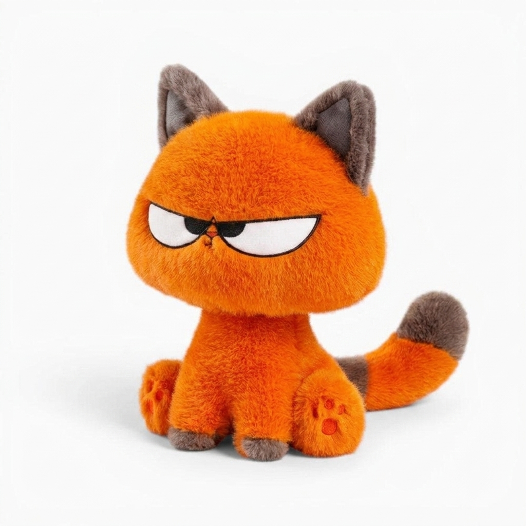 Gosedjur grinig katt orange kawaii
