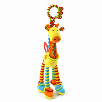 Gosedjur skallra giraff med ring