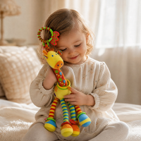 Gosedjur skallra giraff med ring