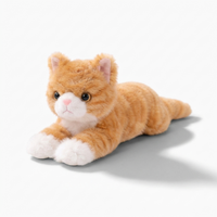 Gosedjur katt realistisk röd liggande