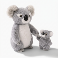 Gosedjur koala med unge gosig duo