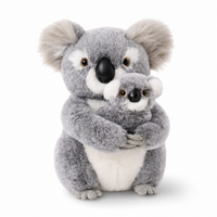 Gosedjur koala med unge gosig duo