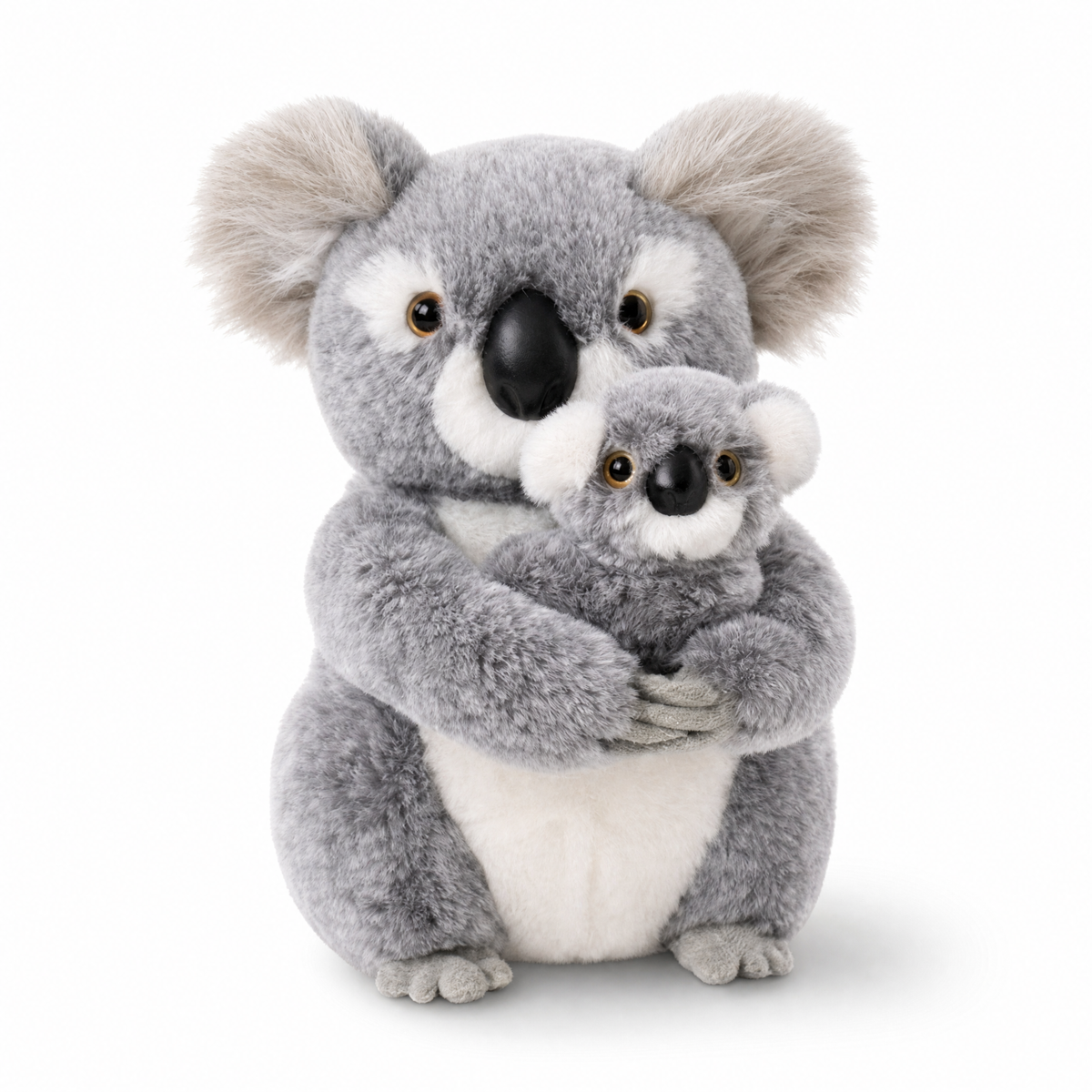 Gosedjur koala med unge gosig duo