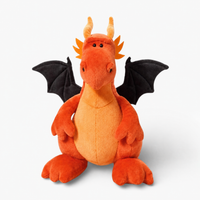 Gosedjur orange drake med svarta vingar