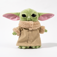 Gosedjur Baby Yoda 20 cm med beige mantel