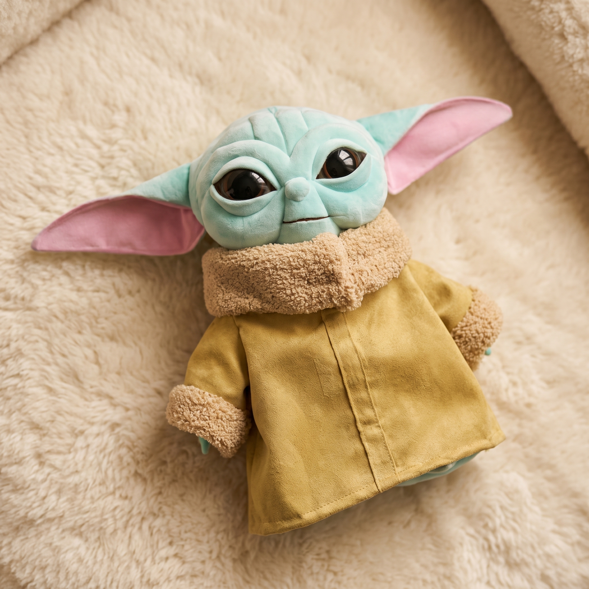 Gosedjur Baby Yoda blå 34 cm