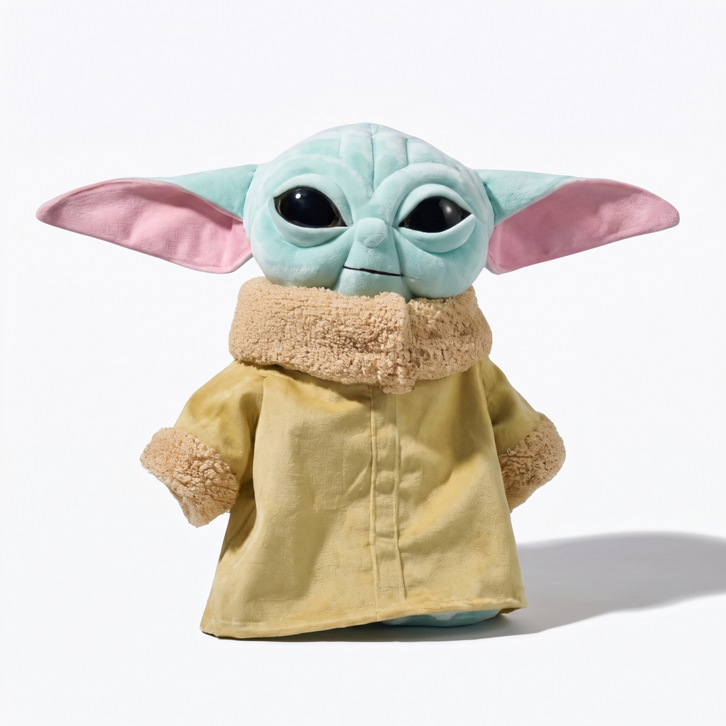 Gosedjur Baby Yoda blå 34 cm