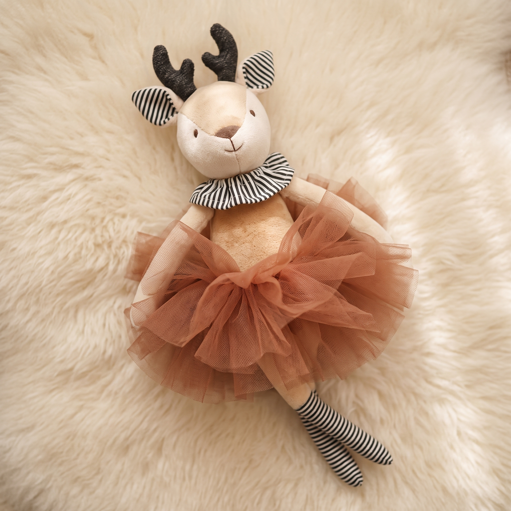 Gosedjur hind i orange tutu