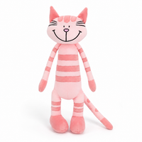 Gosedjur kattunge rosa tigrerad med långa ben