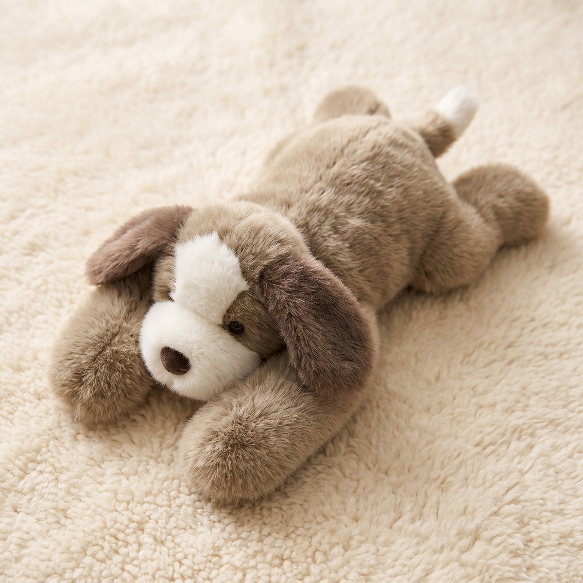 Gosedjur tyngdhund beige lugnande