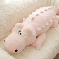 Gosedjur jättestor krokodil rosa