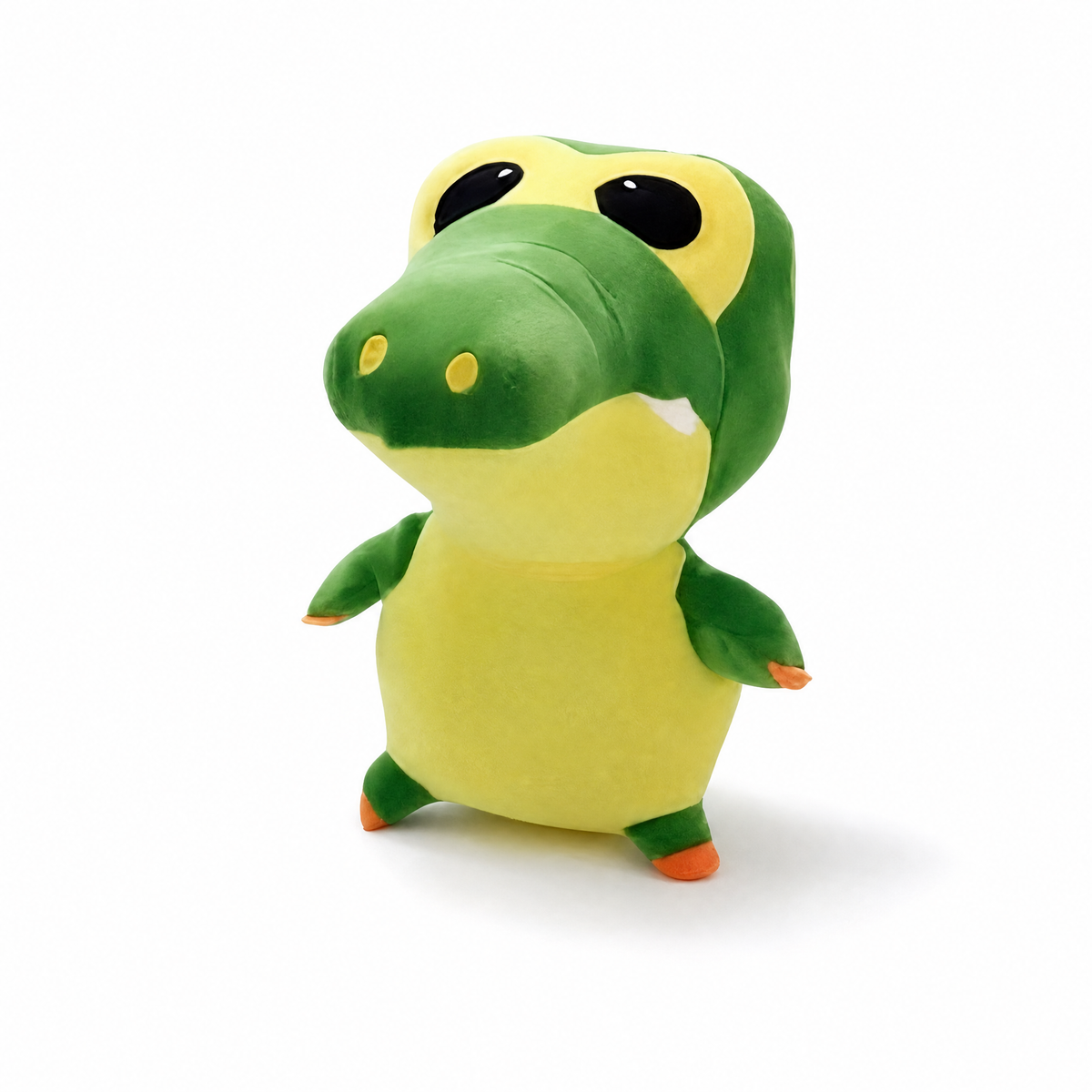Gosedjur krokodil kawaii grön och gul