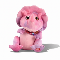 Gosedjur dinosaurie interaktiv rosa 30 cm