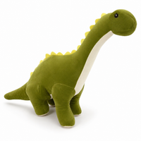 Gosedjur grön diplodocus med lång hals