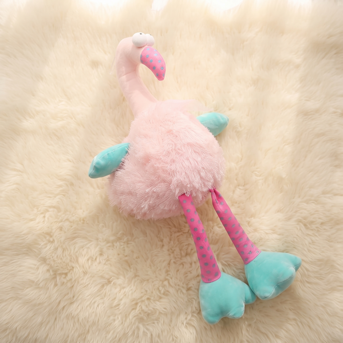 Gosedjur flamingo färgglad