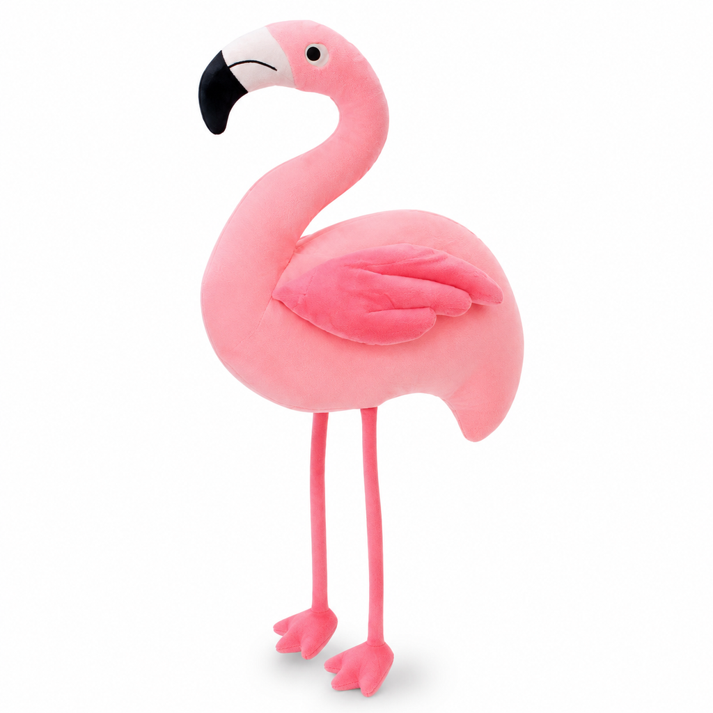 Gosedjur flamingo dekoration jättestor