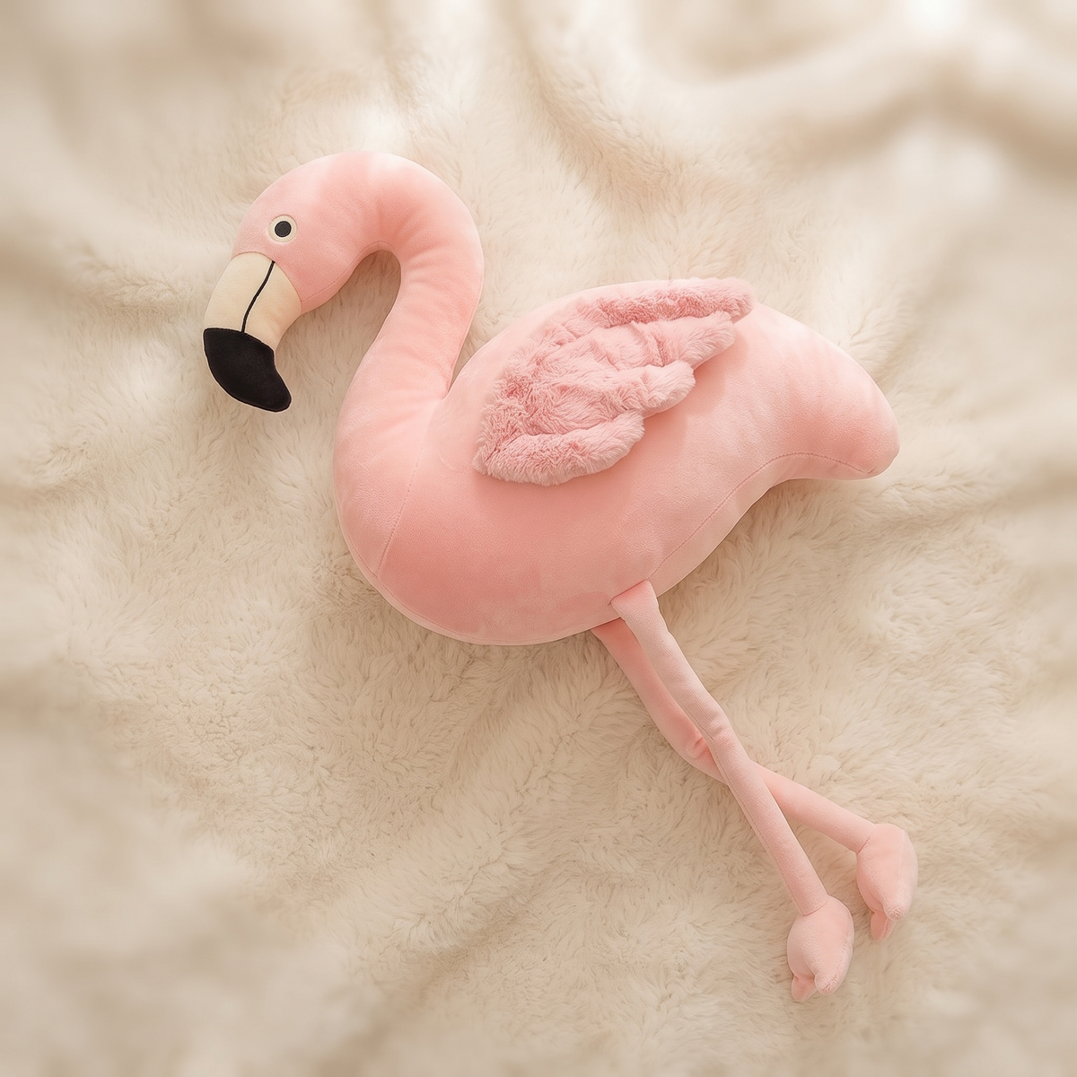 Gosedjur flamingo dekoration jättestor