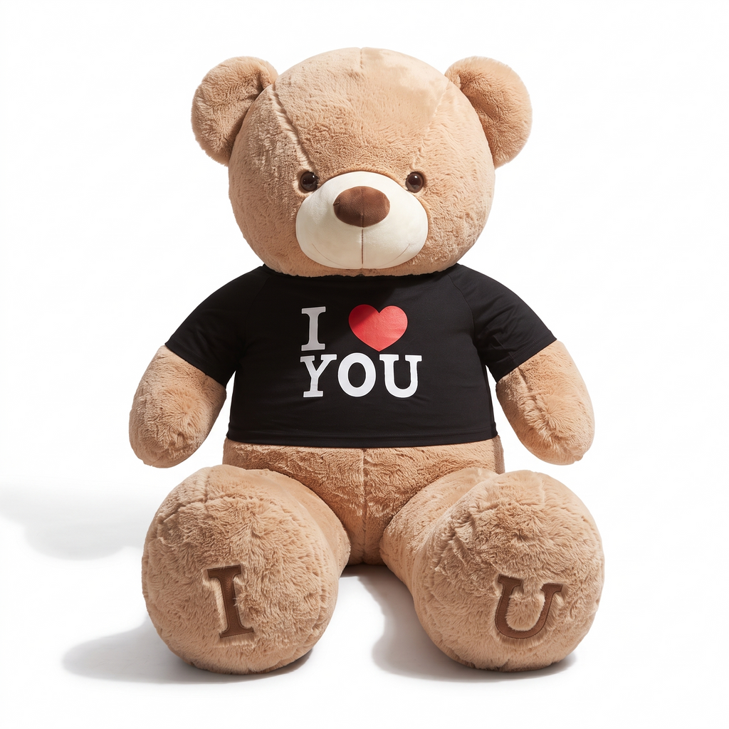 Gosedjur jättestor björn I Love You