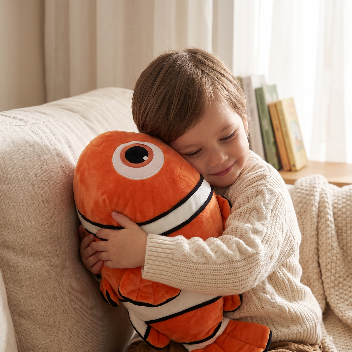Gosedjur jättestor clownfisk Nemo 50 cm