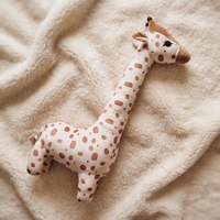 Gosedjur giraff gosig 65 cm rosa bomull