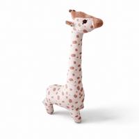 Gosedjur giraff gosig 65 cm rosa bomull