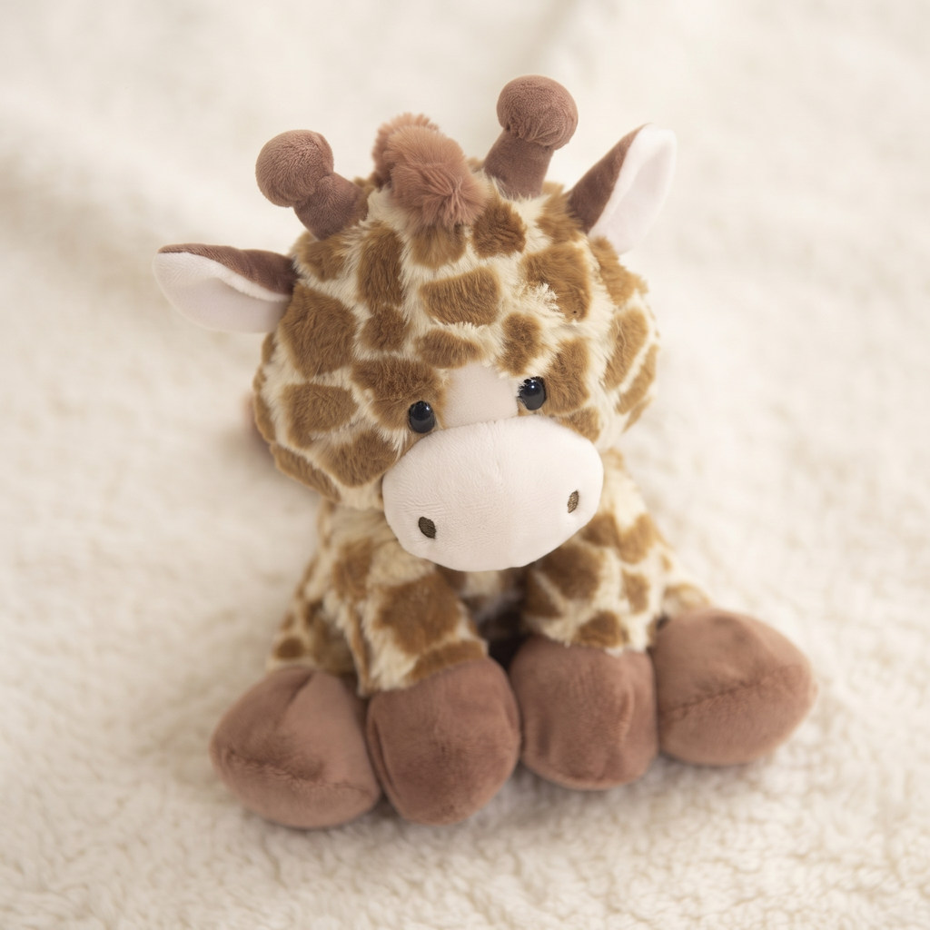 Gosedjur giraff fluffig 21 cm