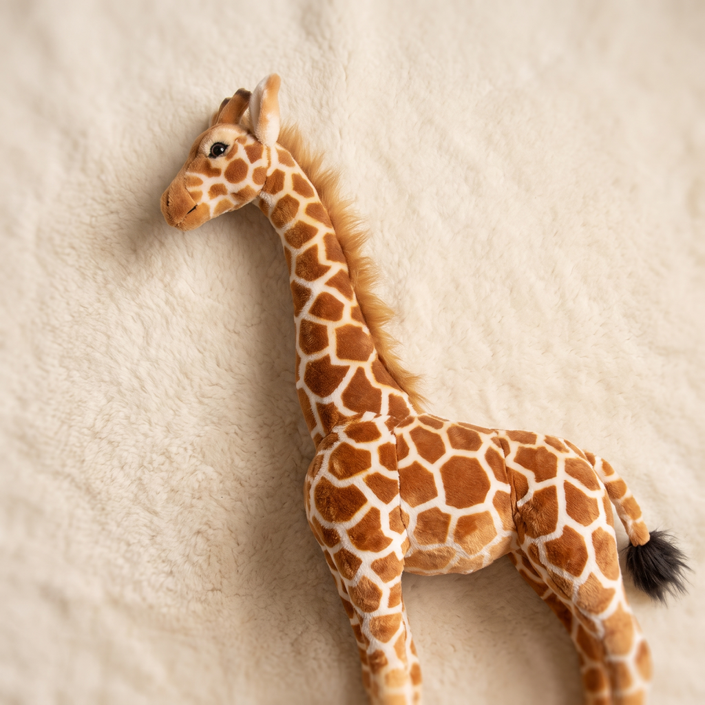 Gosedjur jättestor giraff realistisk