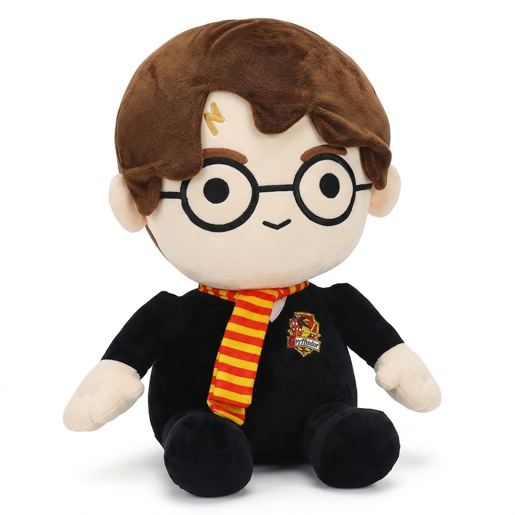 Gosedjur Harry Potter jättestor i trollkarlsklädnad