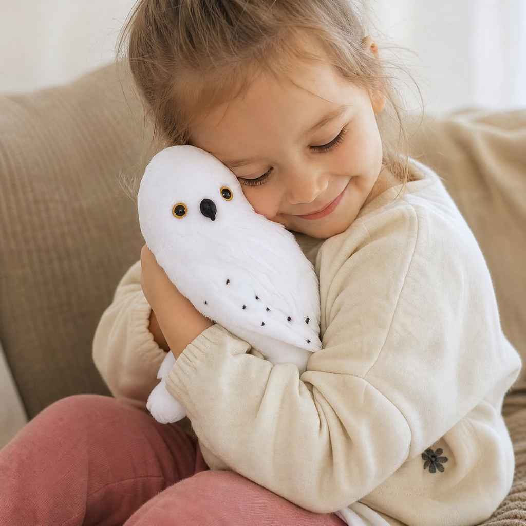 Gosedjur Hedwig Harry Potter vit uggla 18 cm