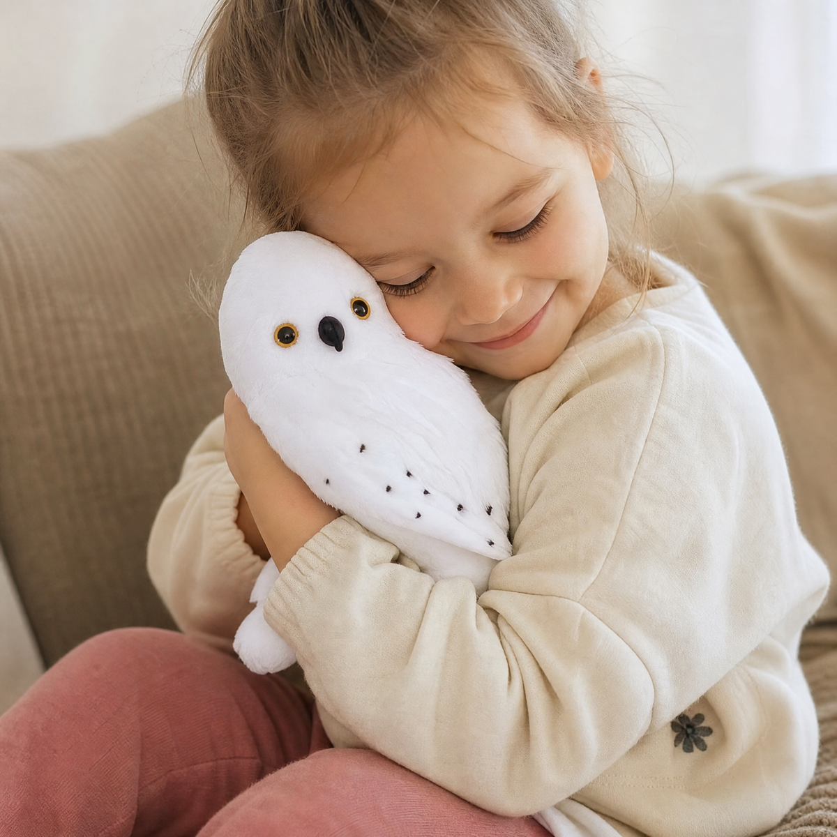 Gosedjur Hedwig Harry Potter vit uggla 18 cm