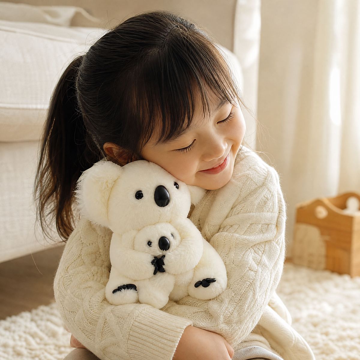 Gosedjur koala med unge 28 cm