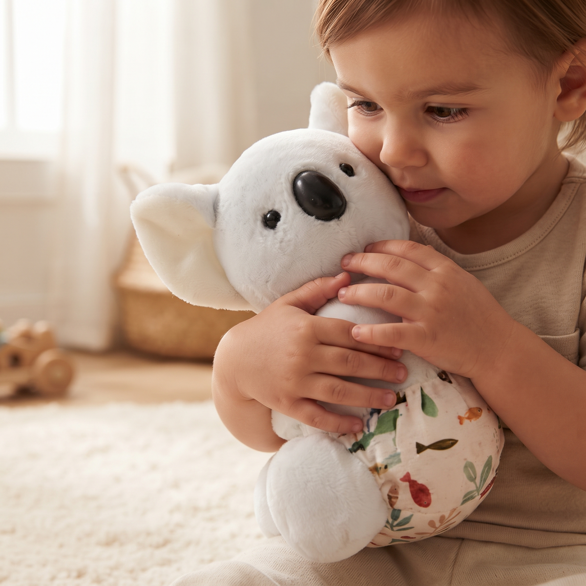 Gosedjur koala blå kawaii 25 cm