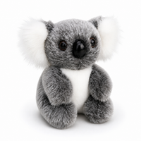 Gosedjur koala realistisk grå och vit