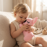 Gosedjur koala rosa 20 cm sovande ansikte