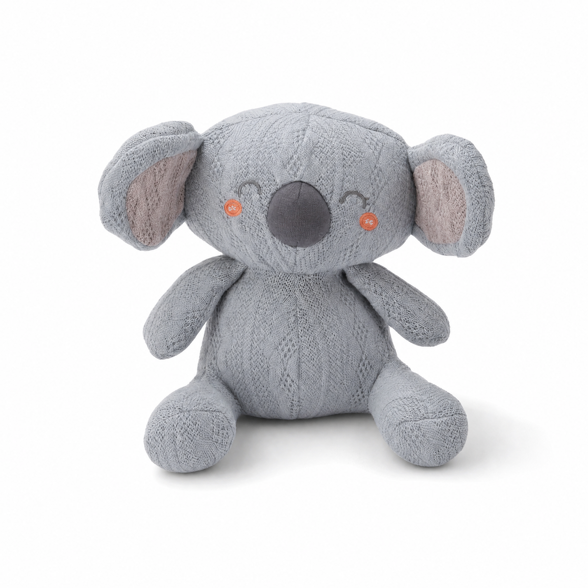 Gosedjur koala stickad blågrå 20 cm