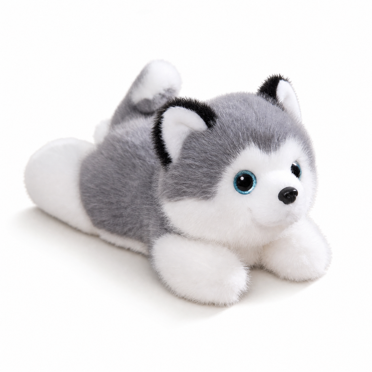 Tyngdgosedjur husky grå och vit