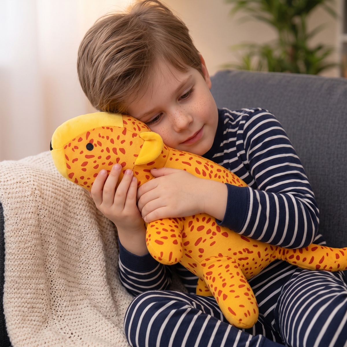 Tyngdgosedjur gul leopard