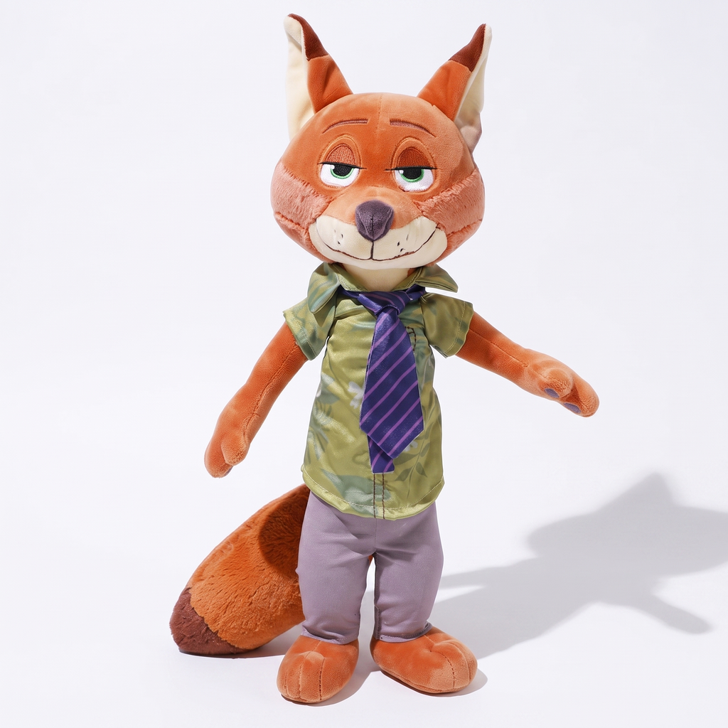 Gosedjur Nick Zootopia räv i kontorskläder
