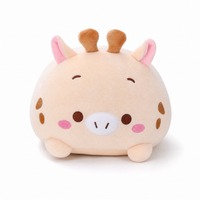 Gosedjur kudde giraff rosa 20 cm