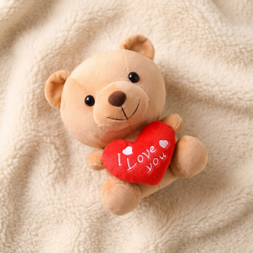 Gosedjur nallebjörn hjärta I Love You