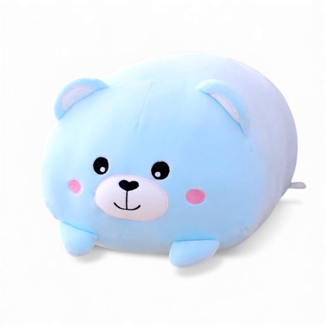 Gosedjur kawaii blå nallebjörn supermjuk Squishmallow-stil
