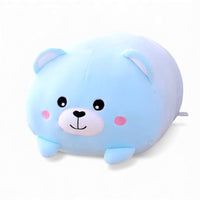 Gosedjur kawaii blå nallebjörn supermjuk Squishmallow-stil