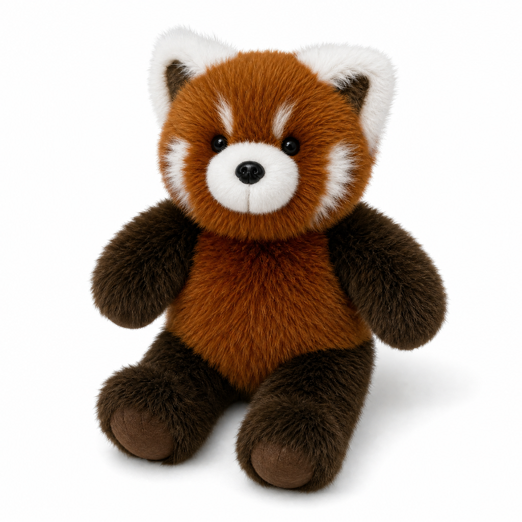 Gosedjur röd panda springande 55 cm