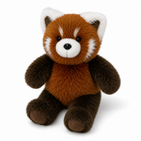 Gosedjur röd panda springande 55 cm