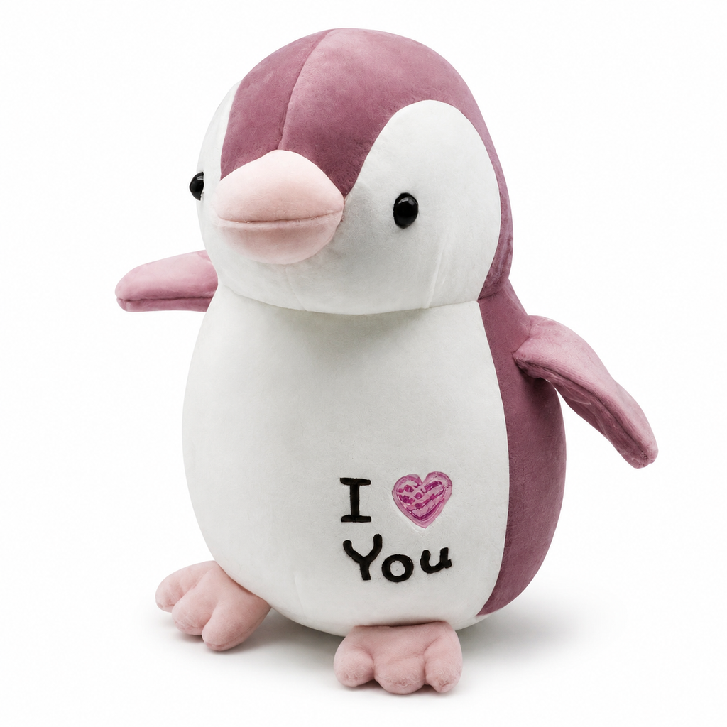 Gosedjur pingvin I Love You