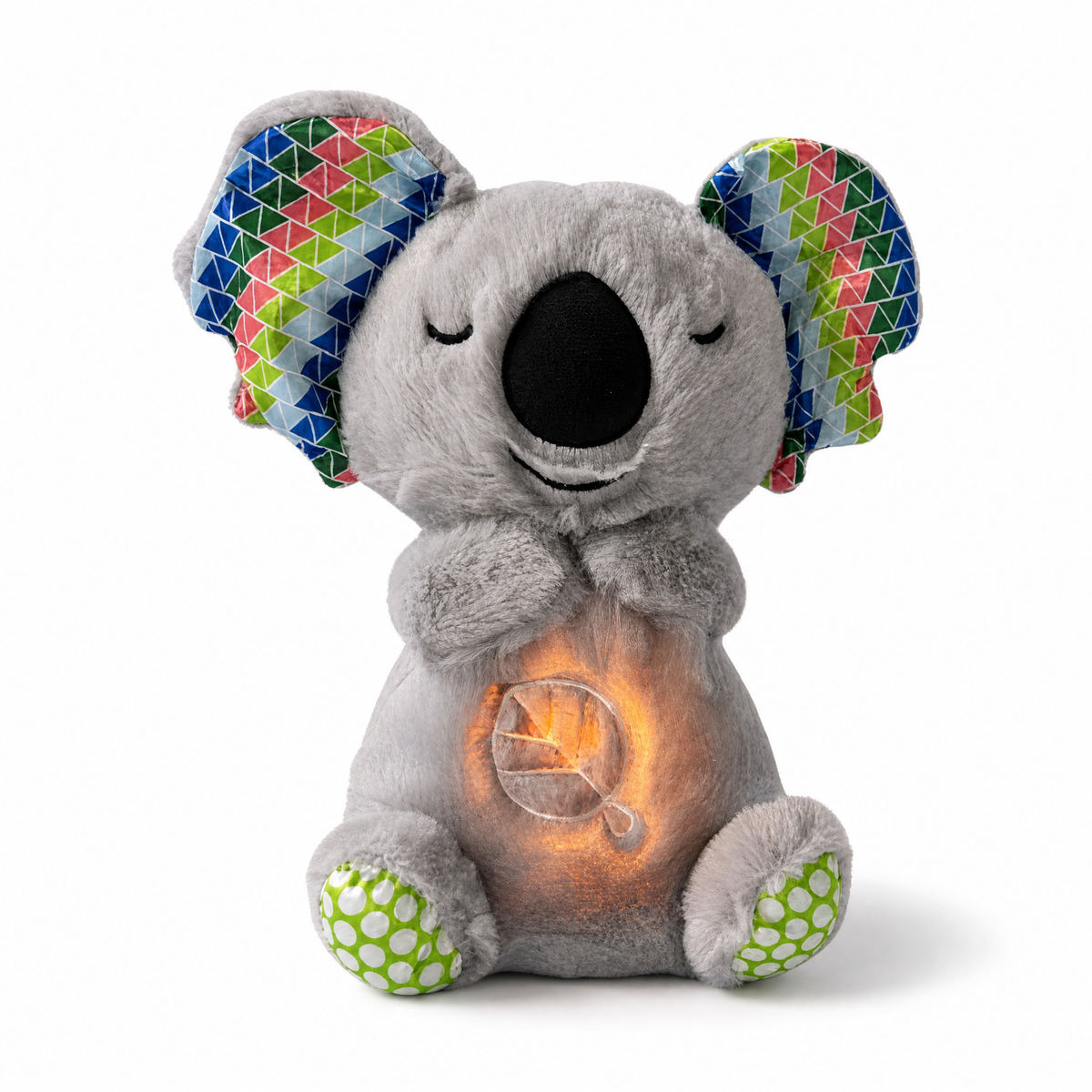 Gosedjur andande grå koala med lugnande funktion