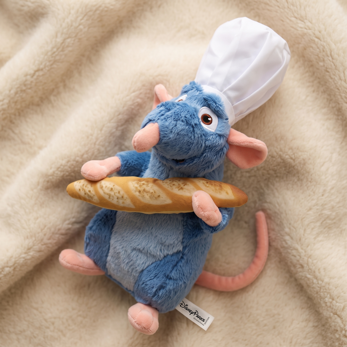 Gosedjur Råttatouille Remy kock med baguette