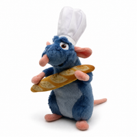 Gosedjur Råttatouille Remy kock med baguette