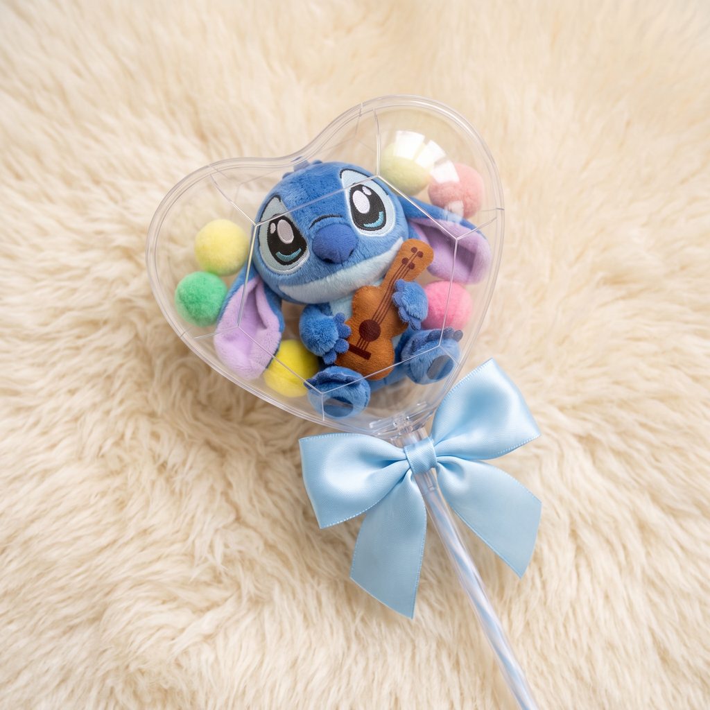 Gosedjur Stitch hjärtask alla hjärtans dag